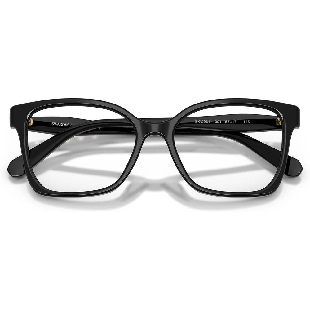 SWAROVSKI MONTURA CUADRADO SK2061 53 MM MUJER | BLACK/DEMO LENS - 5