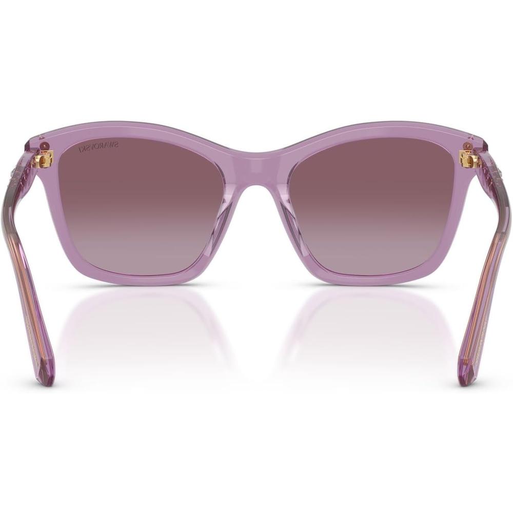 SWAROVSKI LENTES DE SOL CUADRADO SK6063F 54 MM MUJER | TRANSPARENT AMETHYST/VIOLET GRADIENT - 4