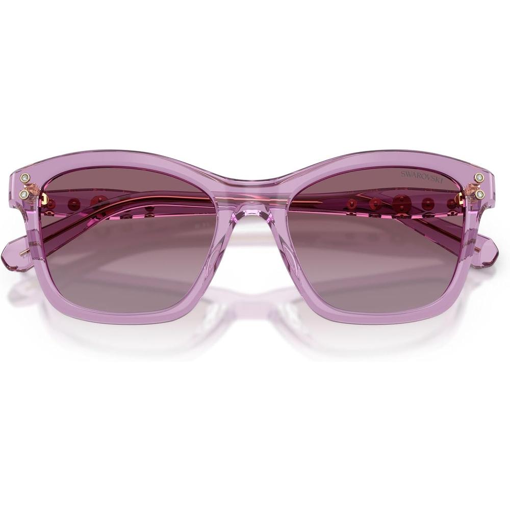 SWAROVSKI LENTES DE SOL CUADRADO SK6063F 54 MM MUJER | TRANSPARENT AMETHYST/VIOLET GRADIENT - 5