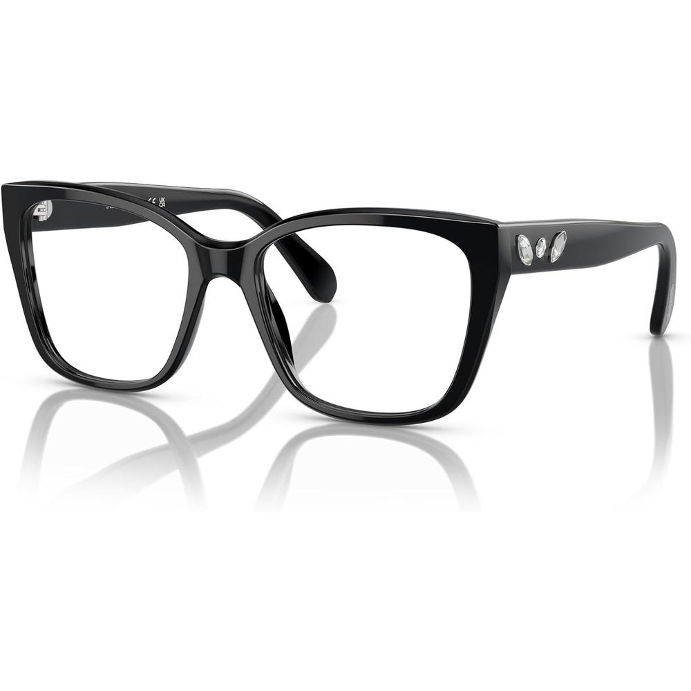 SWAROVSKI MONTURA CUADRADO SK2008 53 MM MUJER | BLACK/DEMO LENS - 2