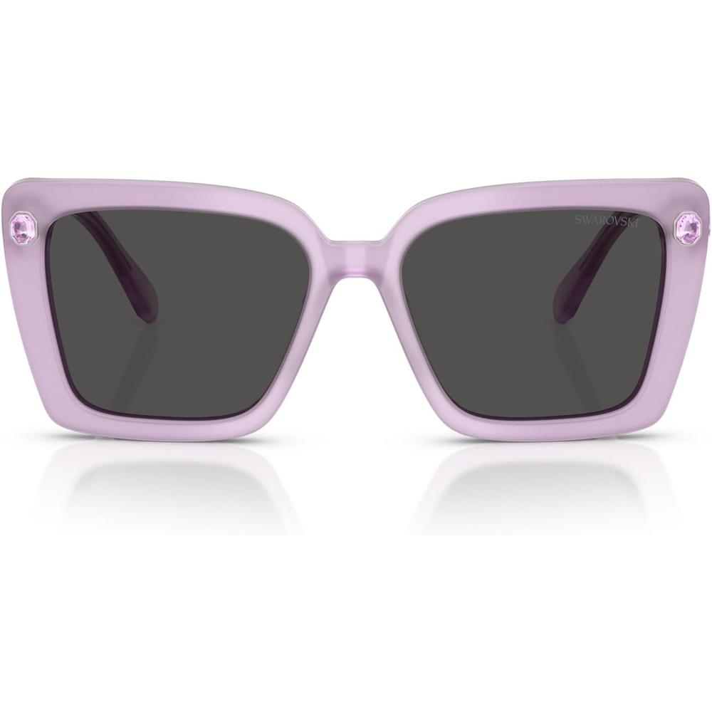 SWAROVSKI LENTES DE SOL CUADRADO SK6032 55 MM MUJER | MILKY LILAC/DARK GREY - 1