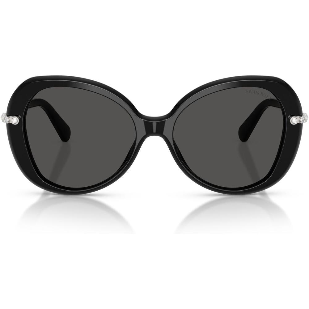 SWAROVSKI MONTURA SK6059F 55 MM MUJER | BLACK/DARK GREY - 1