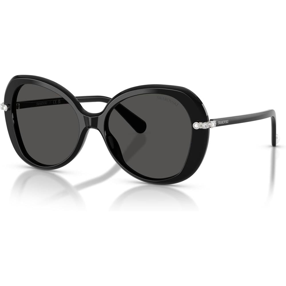 SWAROVSKI MONTURA SK6059F 55 MM MUJER | BLACK/DARK GREY - 2