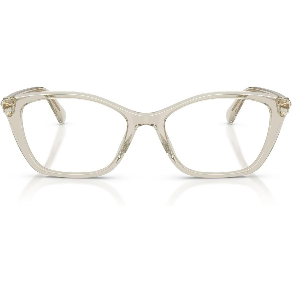 SWAROVSKI MONTURA CUADRADO SK2065 54 MM MUJER | TRANSAPRENT BEIGE/DEMO LENS - 1