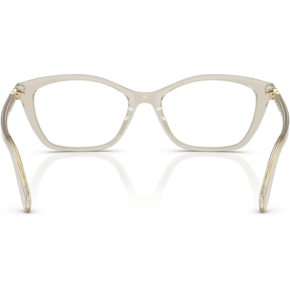 SWAROVSKI MONTURA CUADRADO SK2065 54 MM MUJER | TRANSAPRENT BEIGE/DEMO LENS - 4