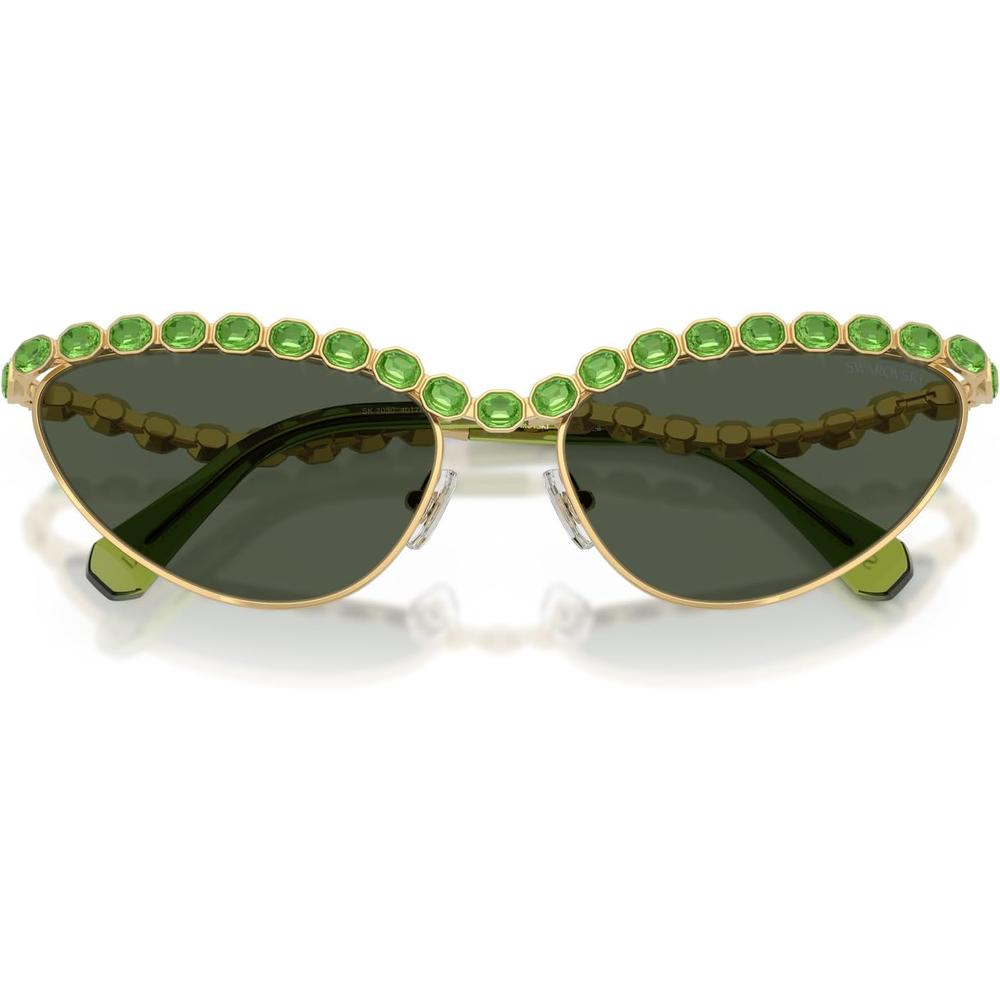 SWAROVSKI LENTES DE SOL SK7030 59 MM MUJER | GOLD/LIGHT GREEN - 5