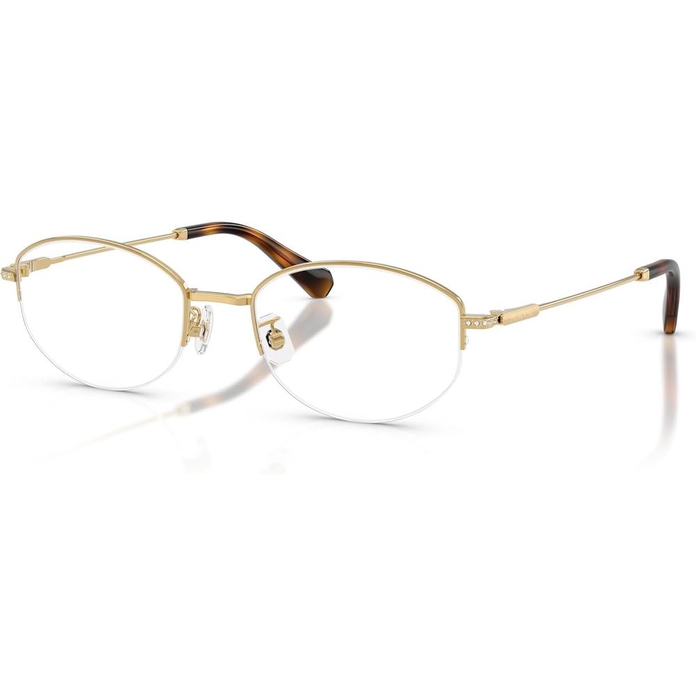 SWAROVSKI MONTURA OVAL SK1039D 54 MM MUJER | GOLD/DEMO LENS - 2
