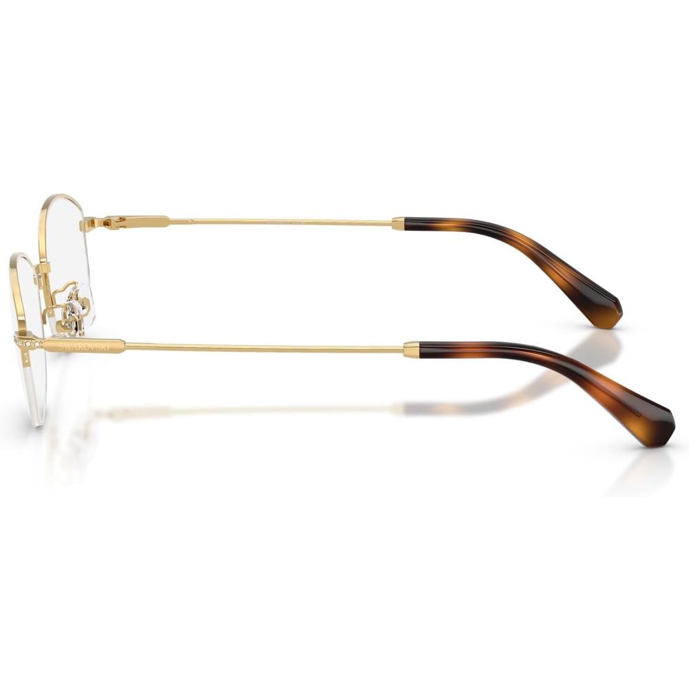SWAROVSKI MONTURA OVAL SK1039D 54 MM MUJER | GOLD/DEMO LENS - 3