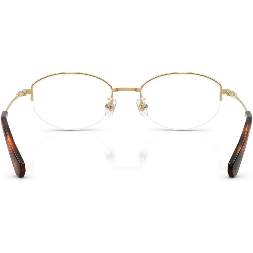 SWAROVSKI MONTURA OVAL SK1039D 54 MM MUJER | GOLD/DEMO LENS - 4
