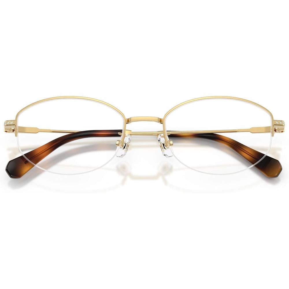 SWAROVSKI MONTURA OVAL SK1039D 54 MM MUJER | GOLD/DEMO LENS - 5