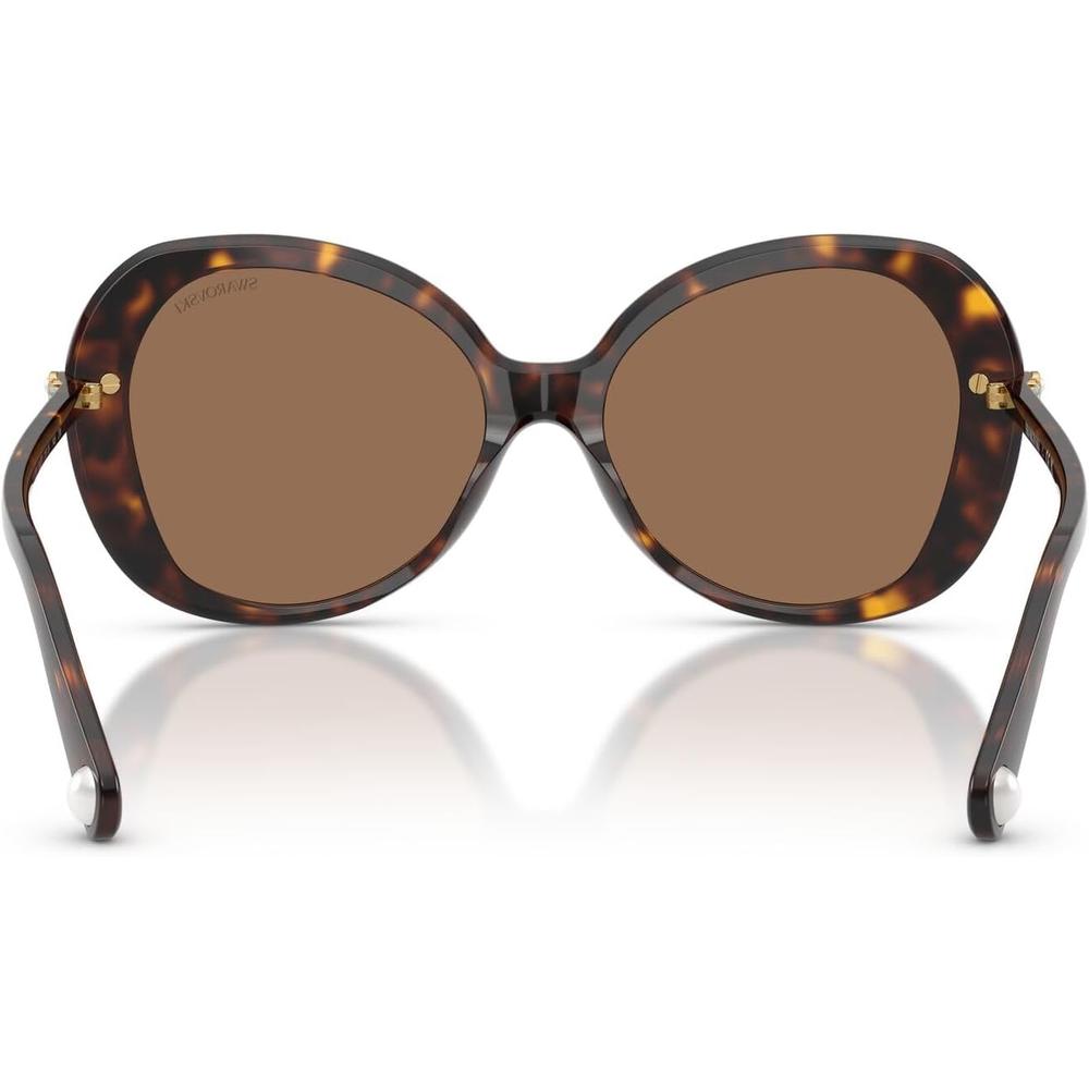 SWAROVSKI LENTES DE SOL SK6059 55 MM MUJER | HAVANA/DARK BROWN - 4