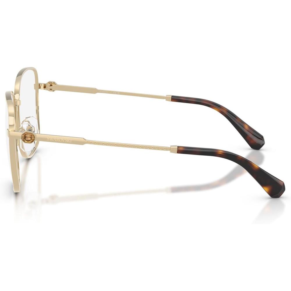 SWAROVSKI MONTURA CUADRADO SK1036 55 MM MUJER | PALE GOLD/DEMO LENS - 3