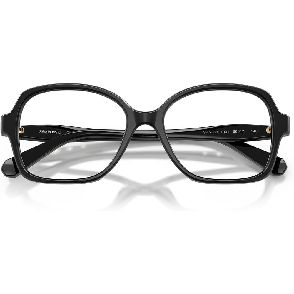 SWAROVSKI MONTURA CUADRADO SK2063 56 MM MUJER | BLACK/DEMO LENS - 5