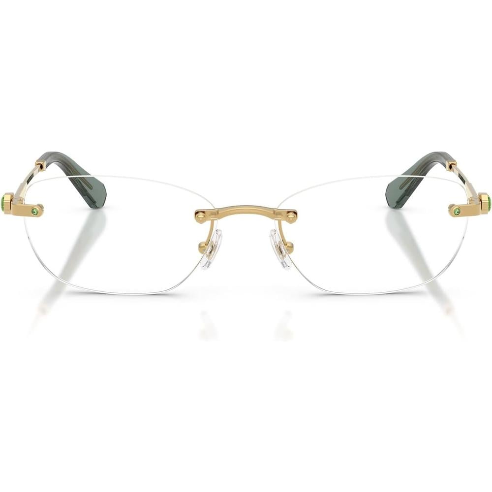 SWAROVSKI MONTURA OVAL SK1037 54 MM MUJER | GOLD/DEMO LENS - 1