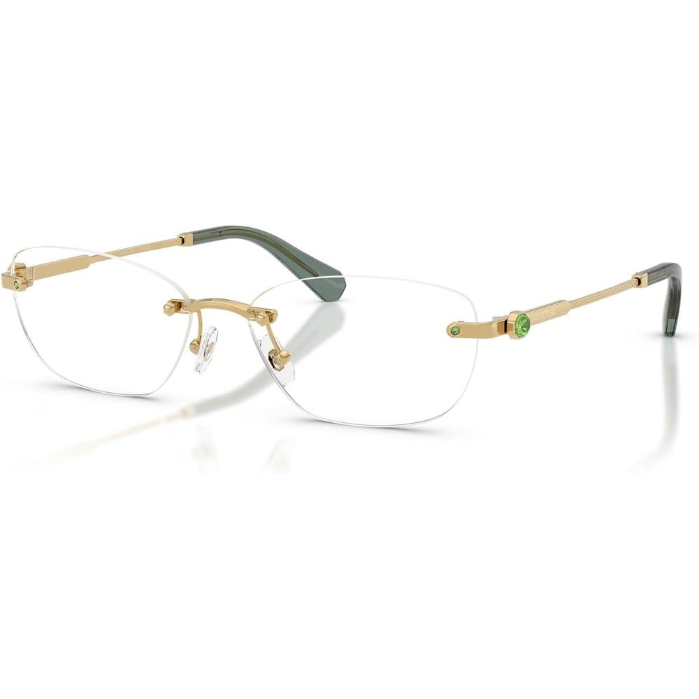 SWAROVSKI MONTURA OVAL SK1037 54 MM MUJER | GOLD/DEMO LENS - 2