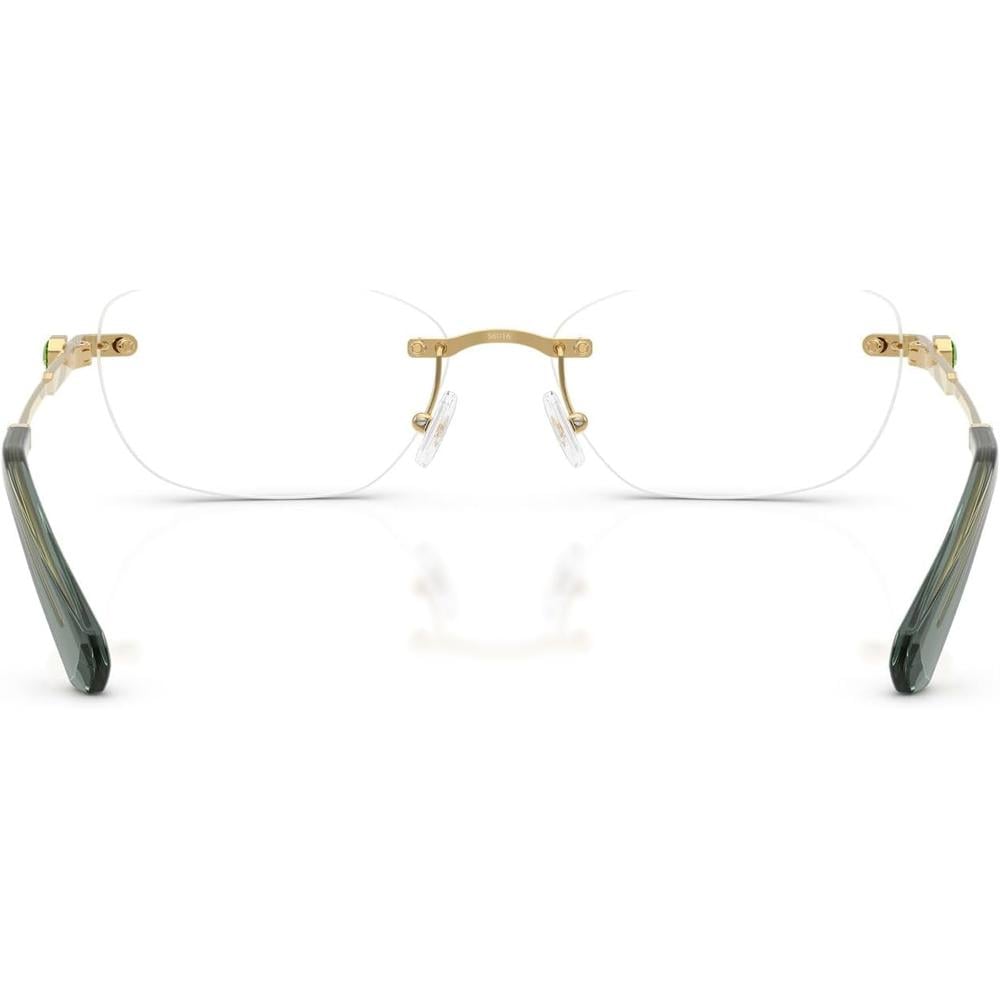 SWAROVSKI MONTURA OVAL SK1037 54 MM MUJER | GOLD/DEMO LENS - 4