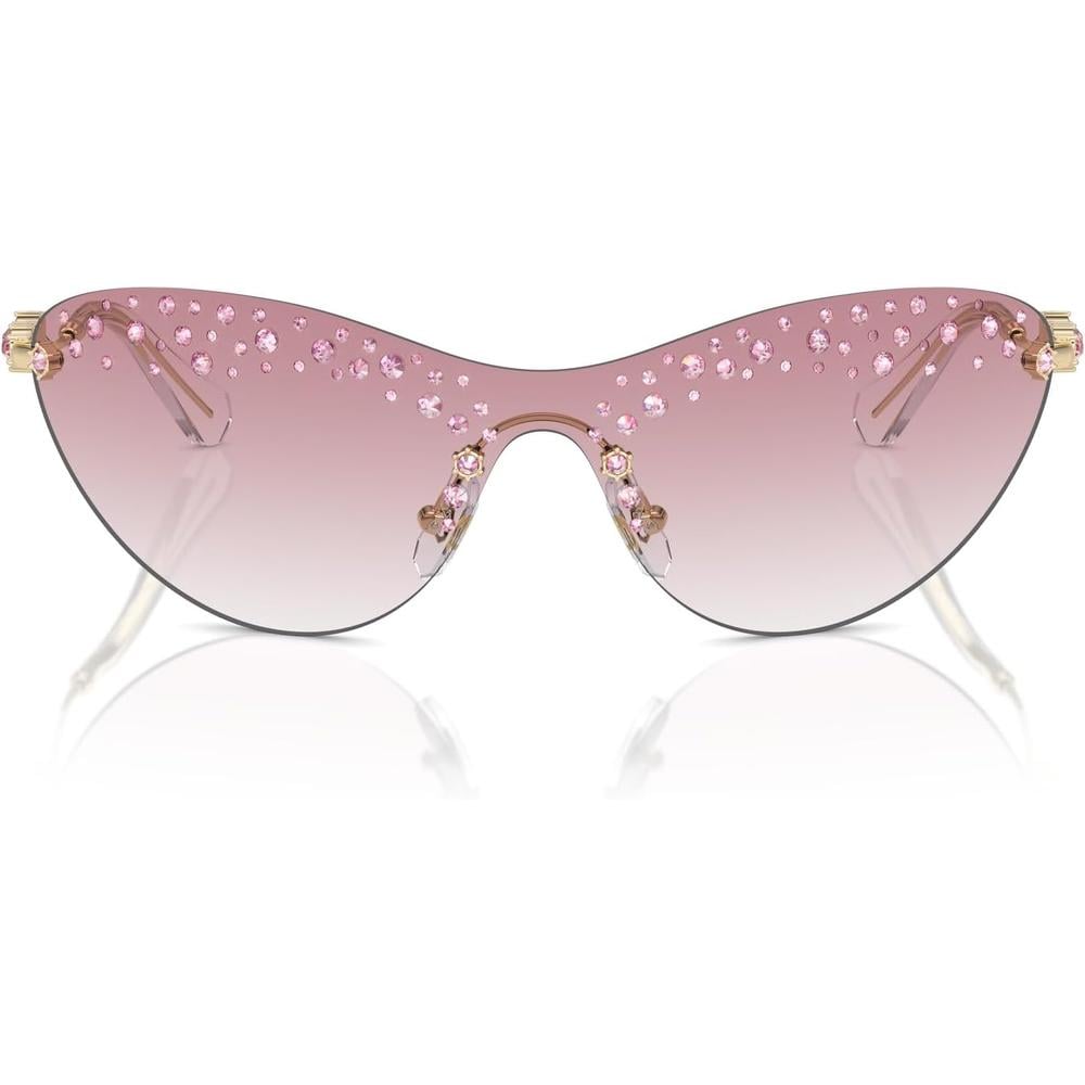 SWAROVSKI LENTES DE SOL RECTANGULAR SK7023 33 MM MUJER | PALE GOLD/CLEAR GRADIENT PINK - 1