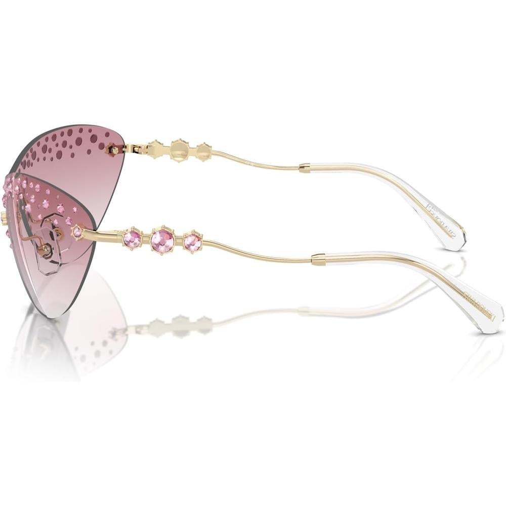 SWAROVSKI LENTES DE SOL RECTANGULAR SK7023 33 MM MUJER | PALE GOLD/CLEAR GRADIENT PINK - 3