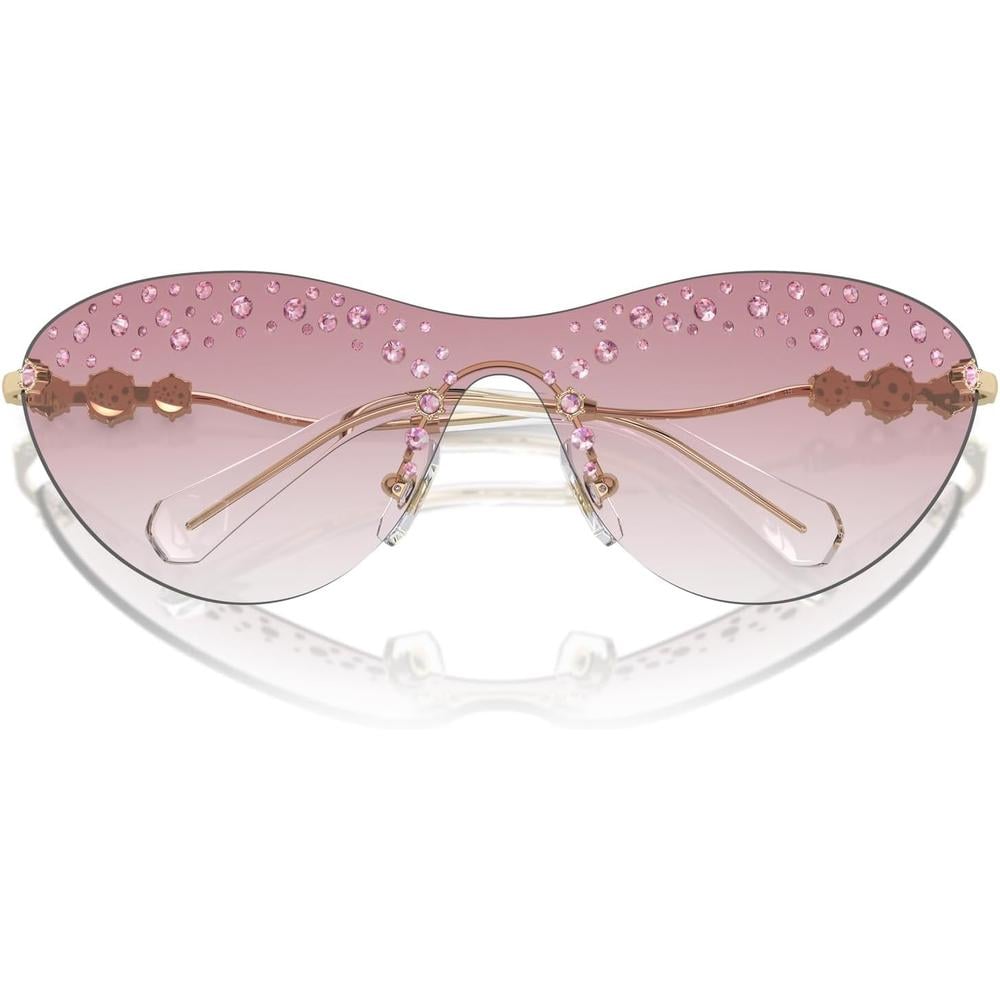 SWAROVSKI LENTES DE SOL RECTANGULAR SK7023 33 MM MUJER | PALE GOLD/CLEAR GRADIENT PINK - 5
