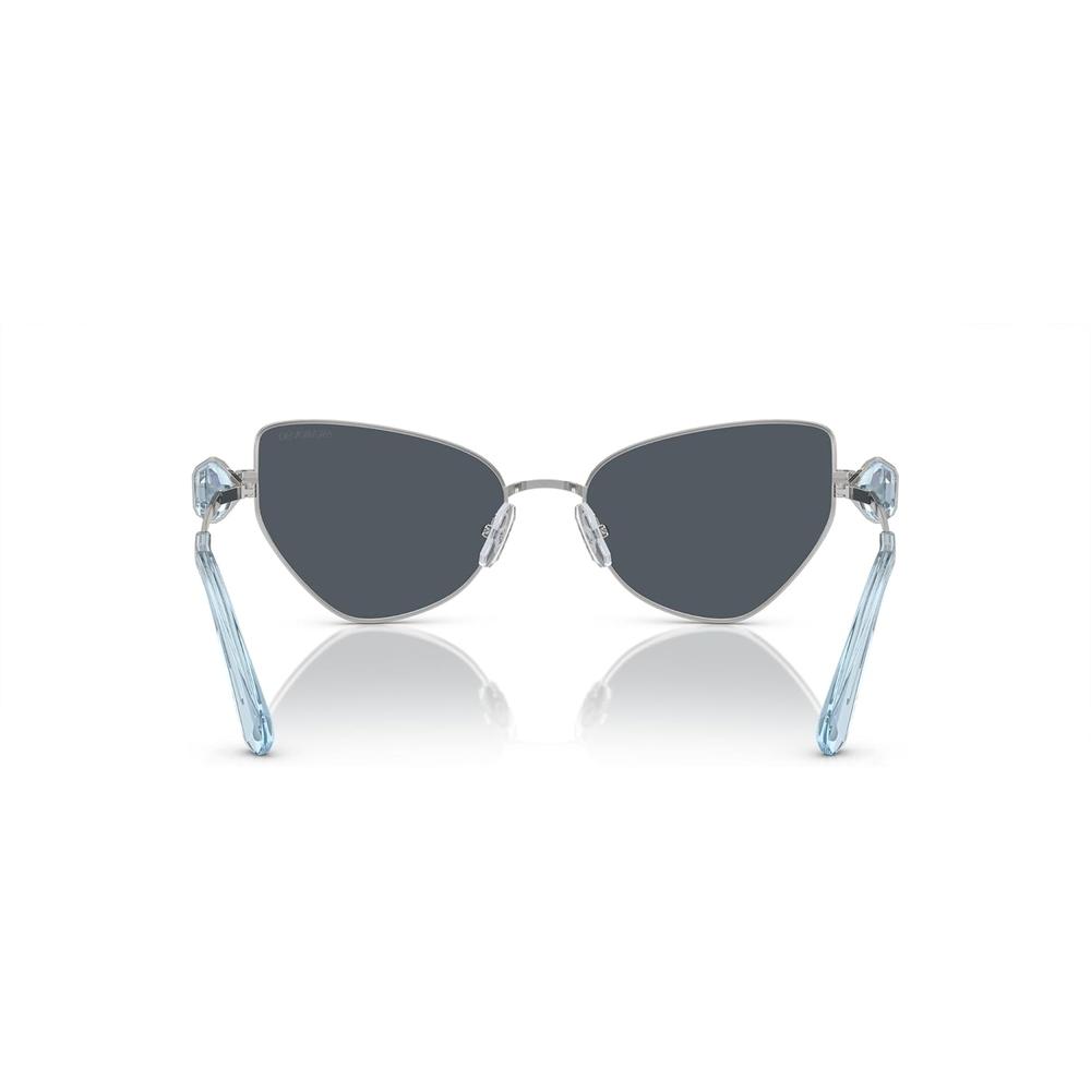 SWAROVSKI LENTES DE SOL MARIPOSA SK7003 57 MM MUJER | SILVER/DARK GREY - 4