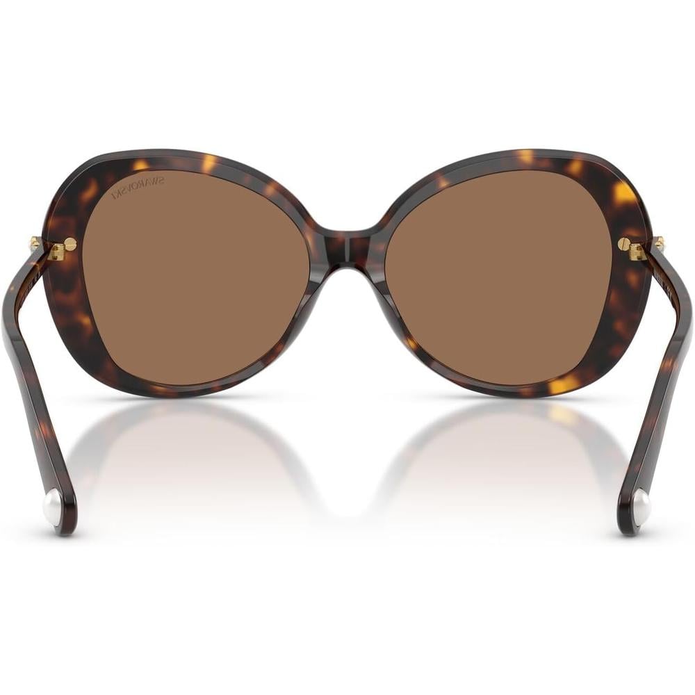 SWAROVSKI LENTES DE SOL SK6059F 55 MM MUJER | HAVANA/DARK BROWN - 4