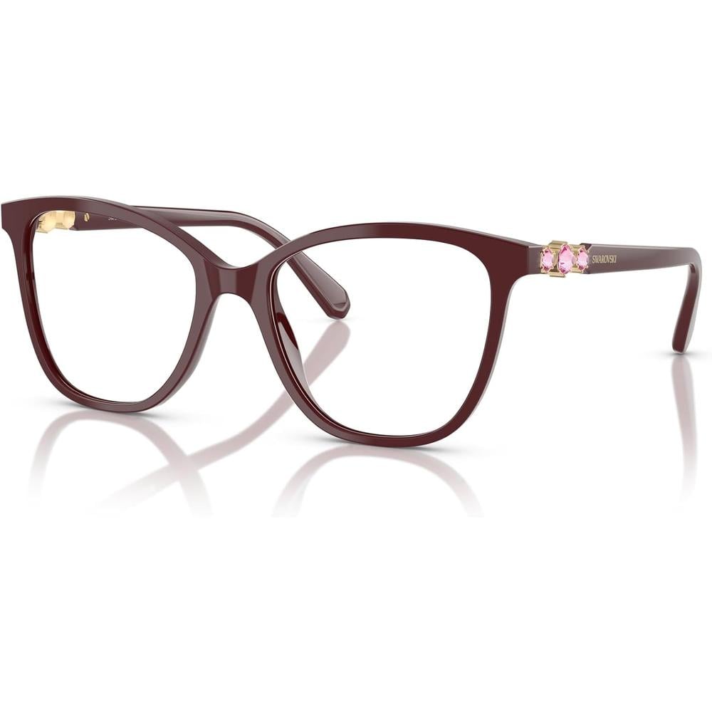 SWAROVSKI MONTURA CUADRADO SK2020 54 MM MUJER | BURGUNDY/DEMO LENS - 2