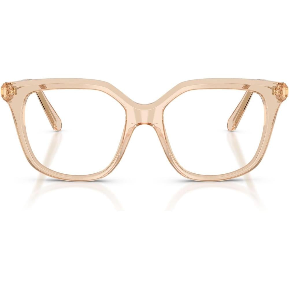 SWAROVSKI MONTURA CUADRADO SK2059 53 MM MUJER | TRANSPARENT BEIGE/DEMO LENS - 1