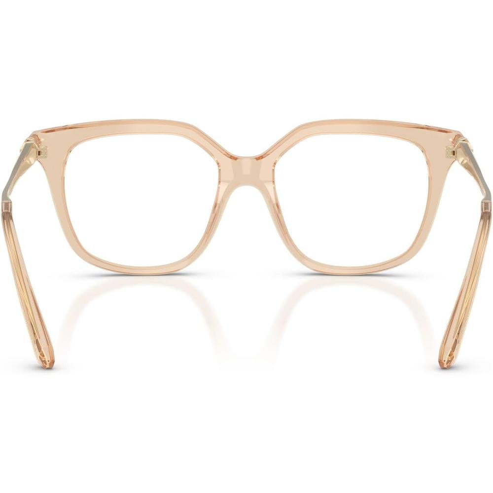 SWAROVSKI MONTURA CUADRADO SK2059 53 MM MUJER | TRANSPARENT BEIGE/DEMO LENS - 4