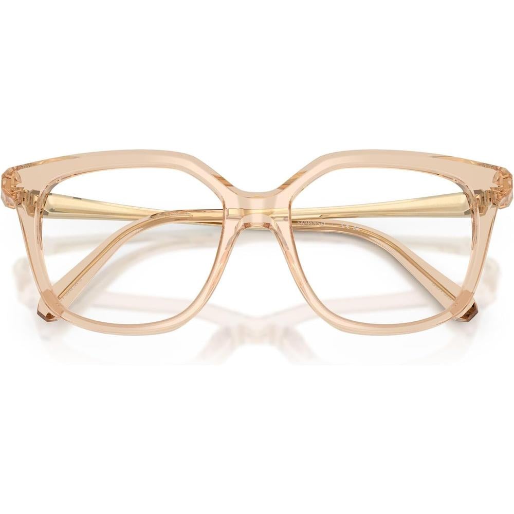 SWAROVSKI MONTURA CUADRADO SK2059 53 MM MUJER | TRANSPARENT BEIGE/DEMO LENS - 5