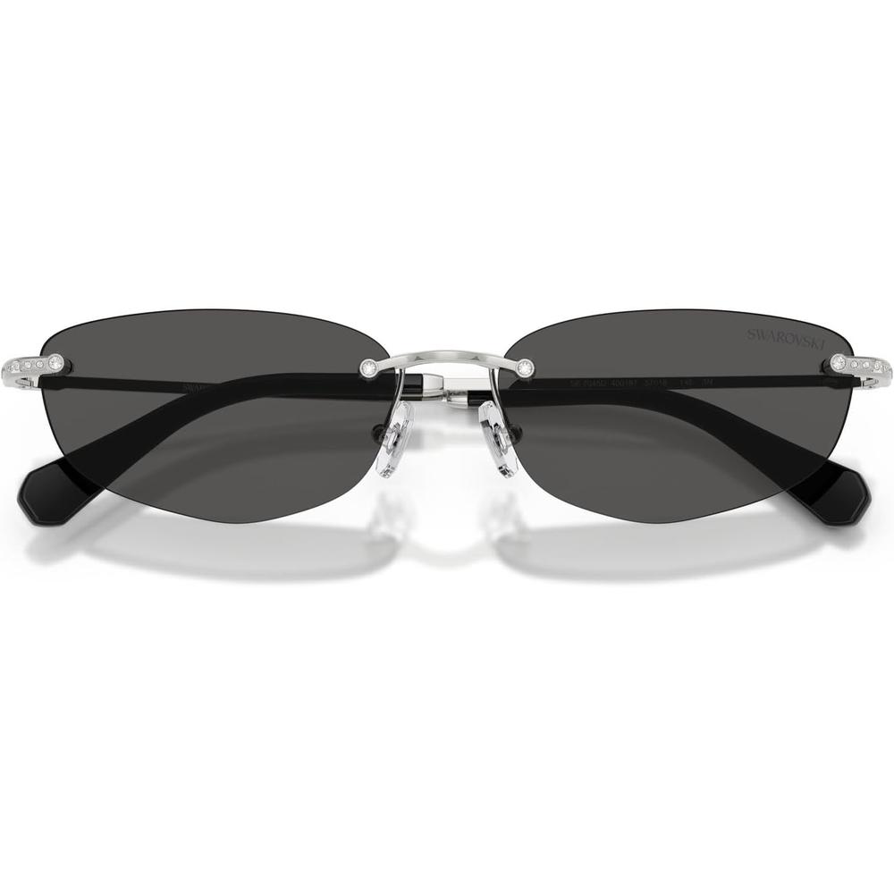 SWAROVSKI LENTES DE SOL SK7045D 57 MM MUJER | SILVER/DARK GREY - 5
