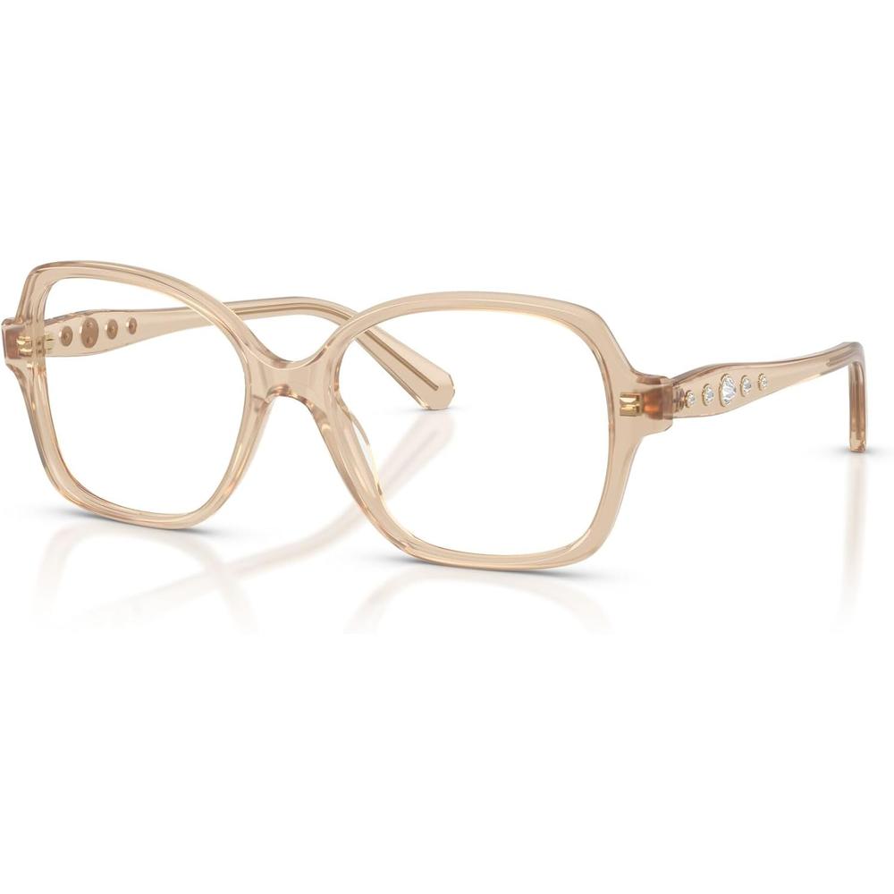 SWAROVSKI MONTURA CUADRADO SK2063 54 MM MUJER | MILKY BEIGE/DEMO LENS - 2