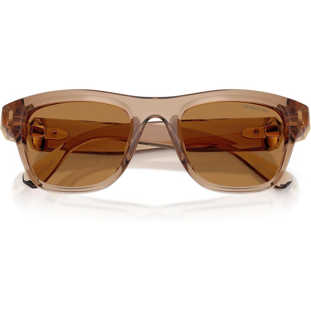 SWAROVSKI LENTES DE SOL SK6056U 50 MM MUJER | TRANSPARENT BEIGE/BRONZE - 5