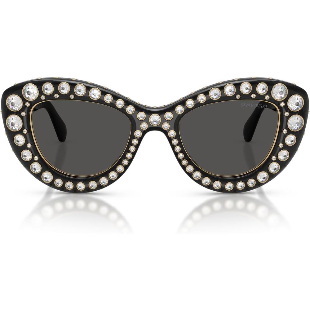 SWAROVSKI LENTES DE SOL SK6060 49 MM MUJER | TRANSPARENT DARK GREY/DARK GREY - 1