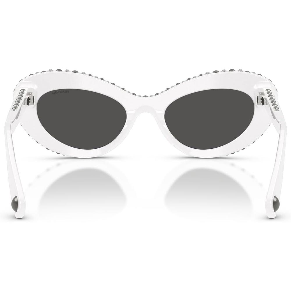 SWAROVSKI LENTES DE SOL SK6061U 51 MM MUJER | WHITE/DARK GREY - 4