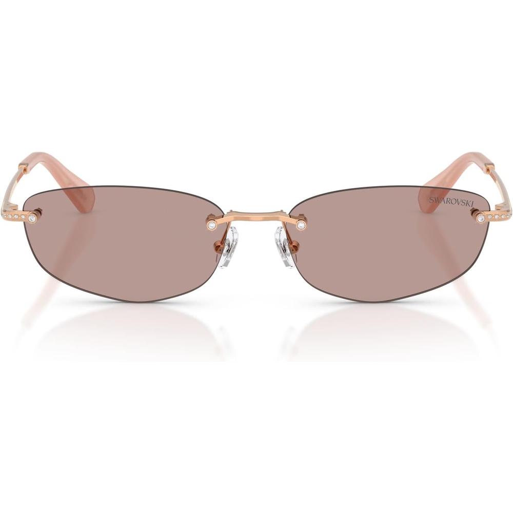 SWAROVSKI LENTES DE SOL SK7045D 57 MM MUJER | ROSE GOLD/LIGHT PURPLE BROWN - 1