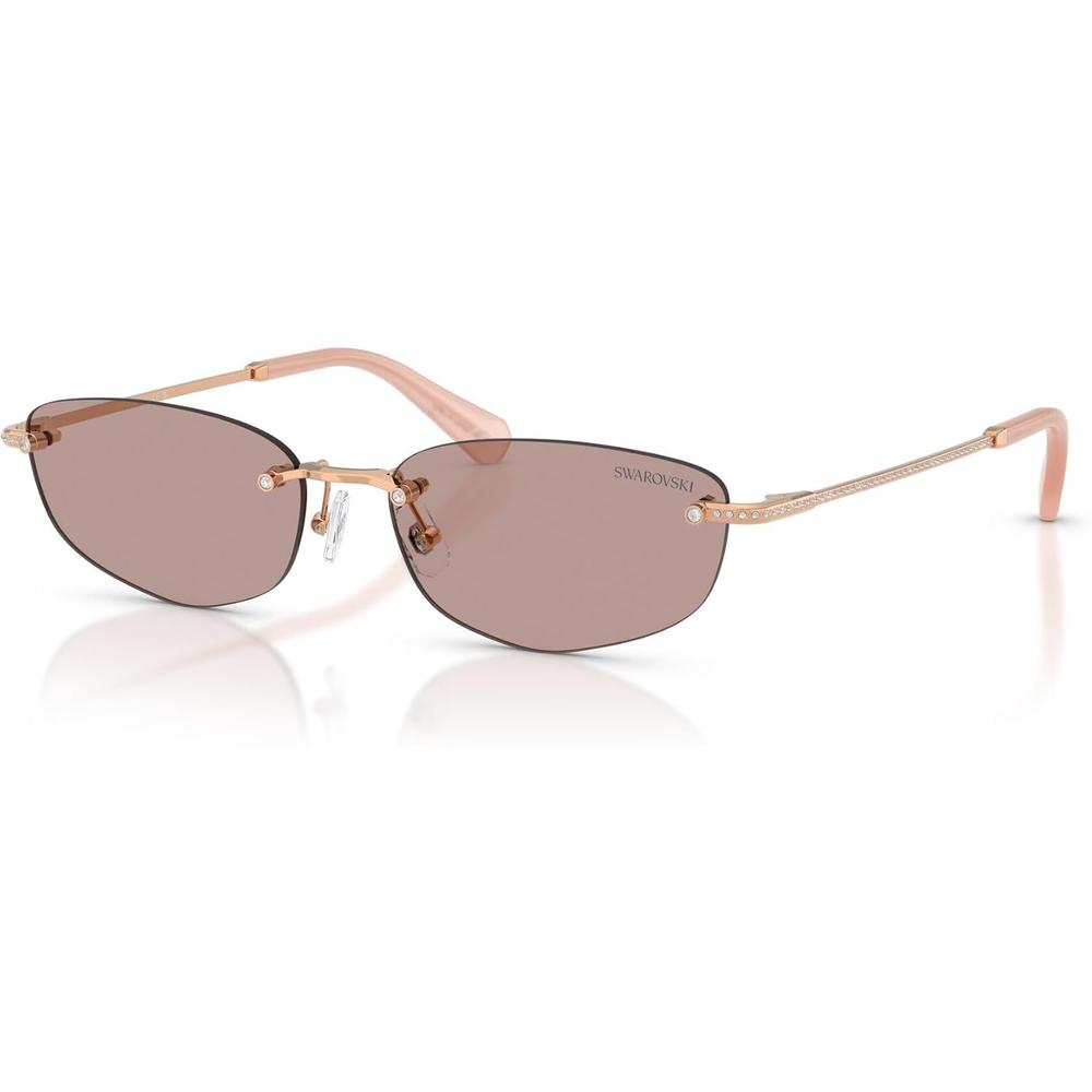 SWAROVSKI LENTES DE SOL SK7045D 57 MM MUJER | ROSE GOLD/LIGHT PURPLE BROWN - 2