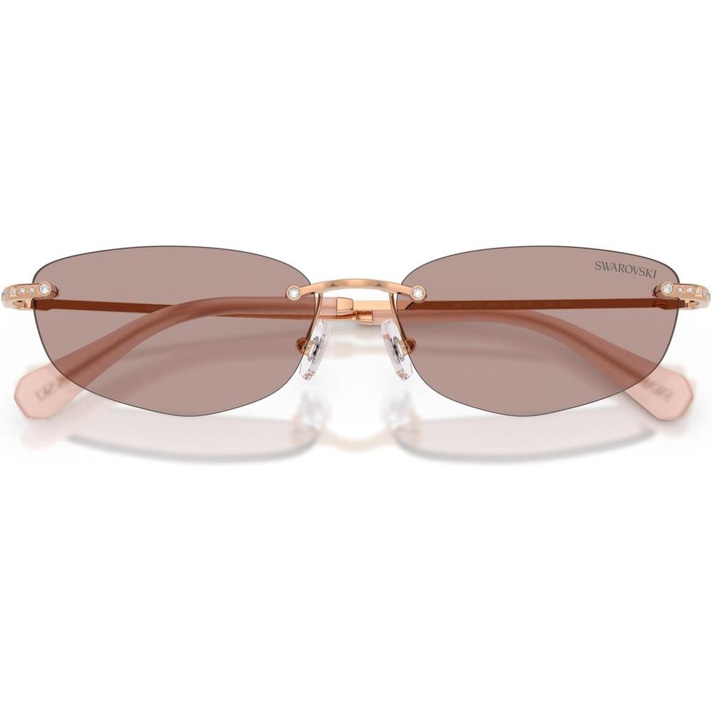 SWAROVSKI LENTES DE SOL SK7045D 57 MM MUJER | ROSE GOLD/LIGHT PURPLE BROWN - 5