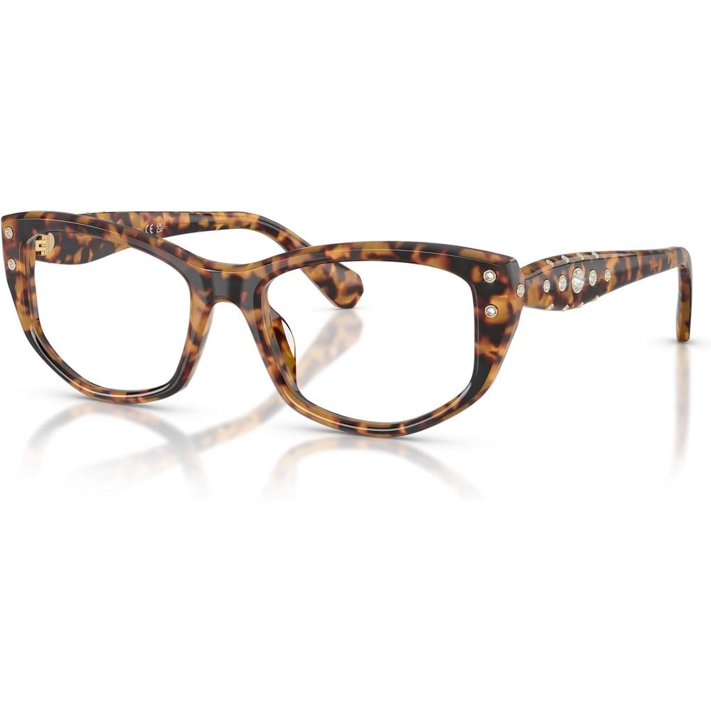 SWAROVSKI MONTURA CUADRADO SK2062U 52 MM MUJER | LIGHT HAVANA/DEMO LENS - 2