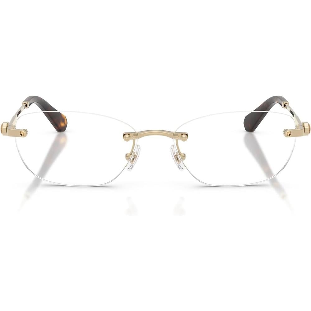 SWAROVSKI MONTURA OVAL SK1037 56 MM MUJER | PALE GOLD/DEMO LENS - 1
