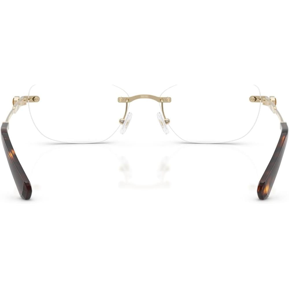 SWAROVSKI MONTURA OVAL SK1037 56 MM MUJER | PALE GOLD/DEMO LENS - 4