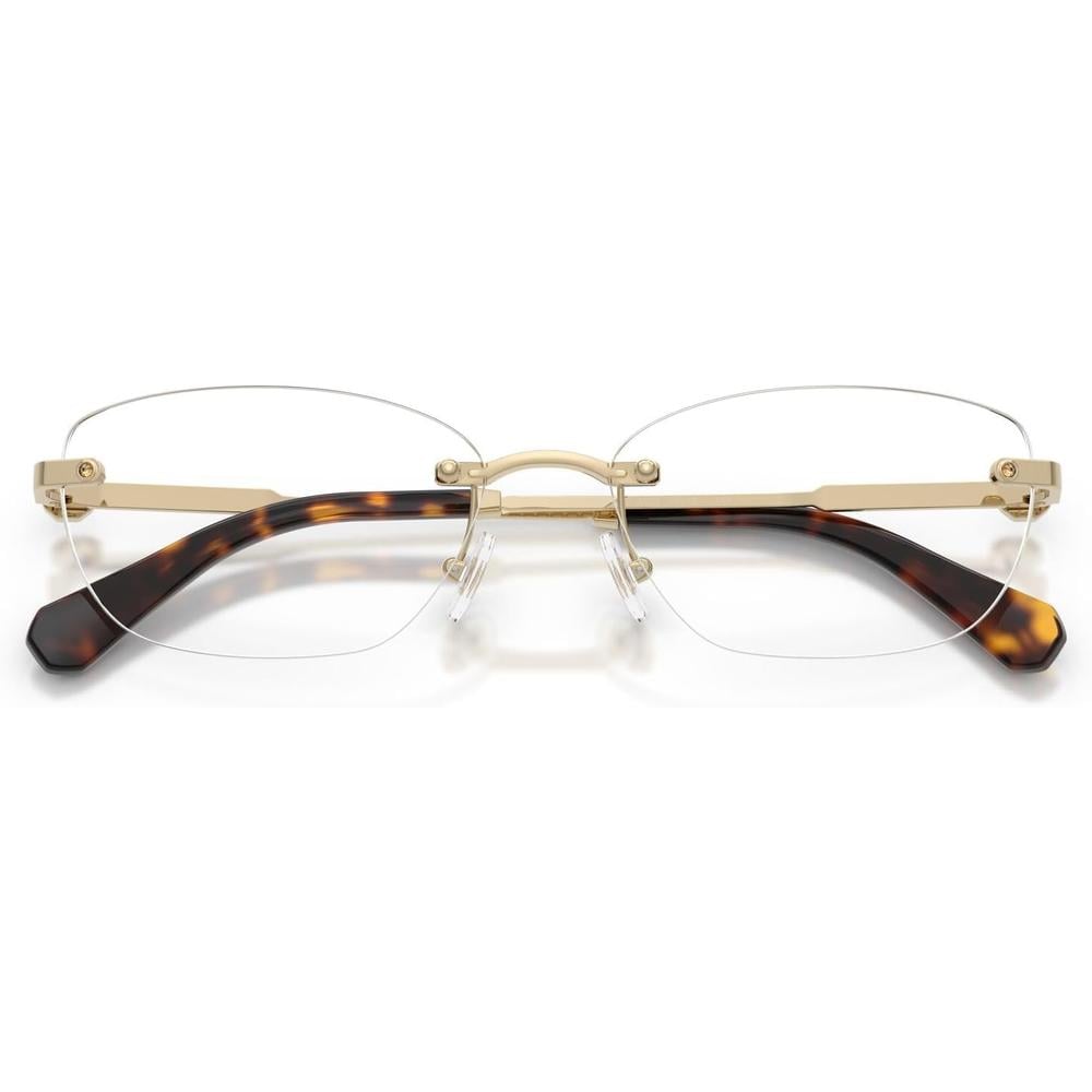 SWAROVSKI MONTURA OVAL SK1037 56 MM MUJER | PALE GOLD/DEMO LENS - 5