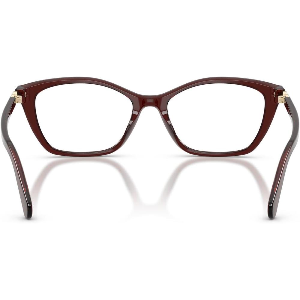 SWAROVSKI MONTURA CUADRADO SK2065 54 MM MUJER | TRANSPARENT BURGUNDY/DEMO LENS - 4
