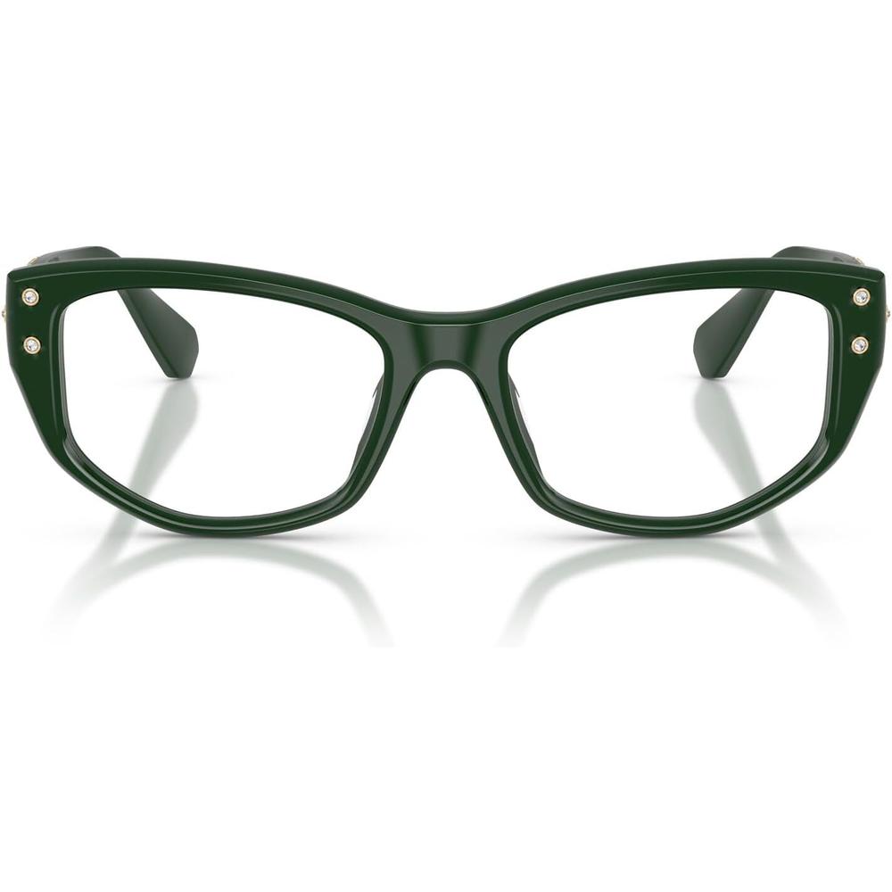 SWAROVSKI MONTURA CUADRADO SK2062U 52 MM MUJER | DARK GREEN/DEMO LENS - 1