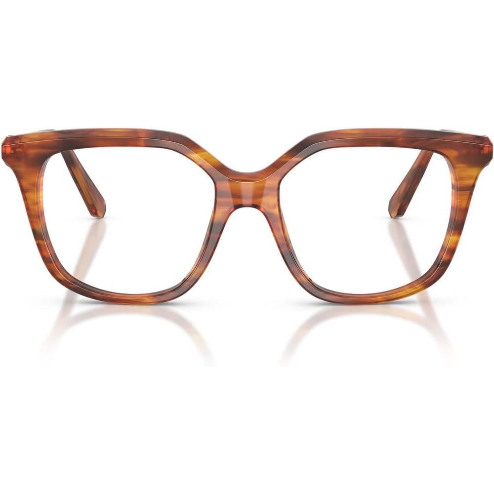 SWAROVSKI MONTURA CUADRADO SK2059 51 MM MUJER | STRIPED HAVANA/DEMO LENS - 1