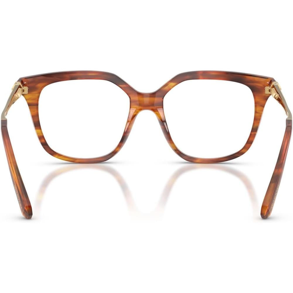 SWAROVSKI MONTURA CUADRADO SK2059 51 MM MUJER | STRIPED HAVANA/DEMO LENS - 4