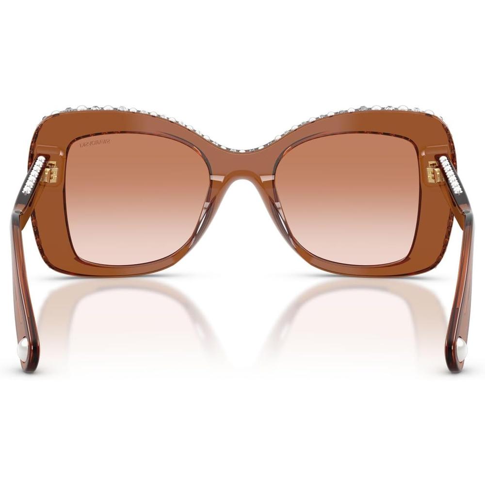 SWAROVSKI LENTES DE SOL MARIPOSA SK6062U 51 MM MUJER | TRANSPARENT BROWN/GRADIENT BROWN - 4