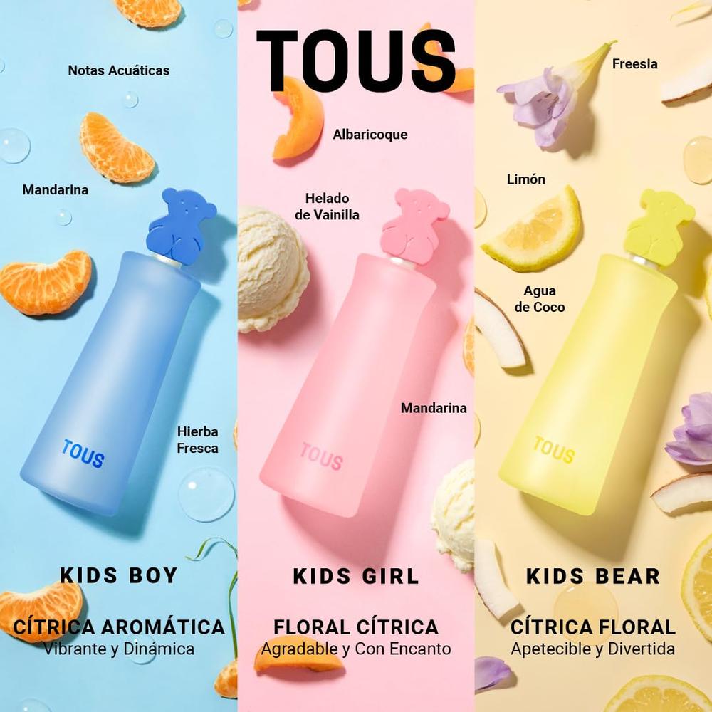 COLONIA TOUS EAU BLUE EDT NIÑOS Y NIÑAS 3.4 OZ / 100 ML - 4