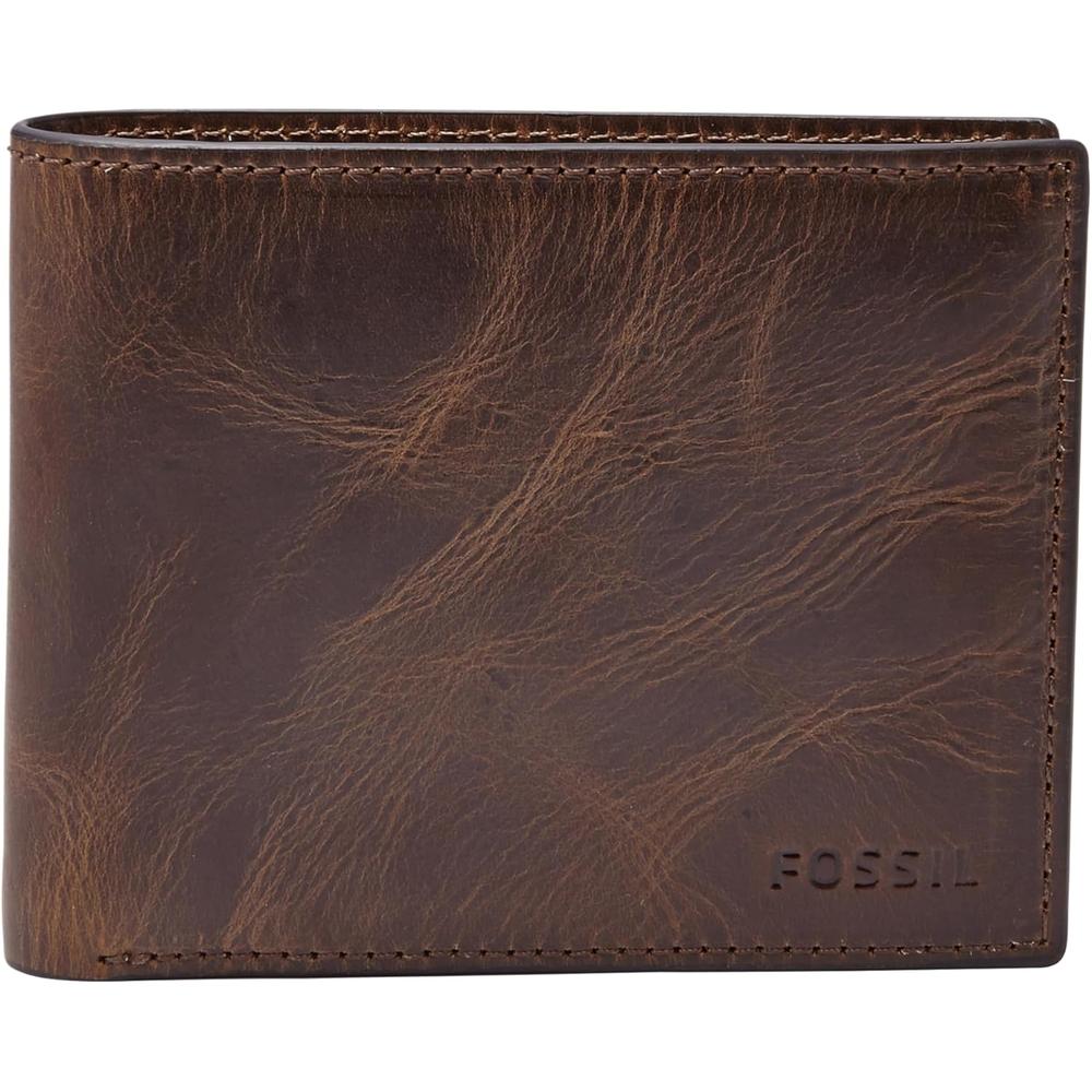 BILLETERA FOSSIL DERRICK BLOQUEO RFID HOMBRE - 1
