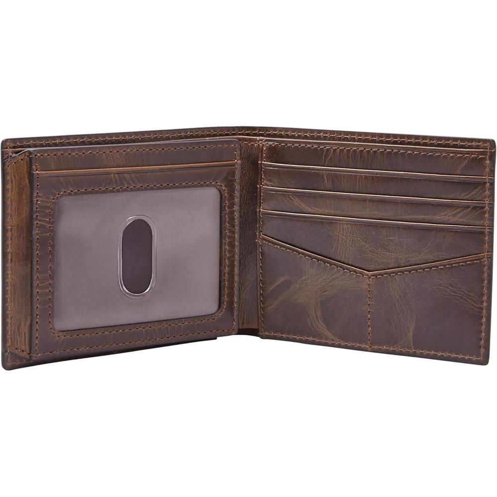 BILLETERA FOSSIL DERRICK BLOQUEO RFID HOMBRE - 2