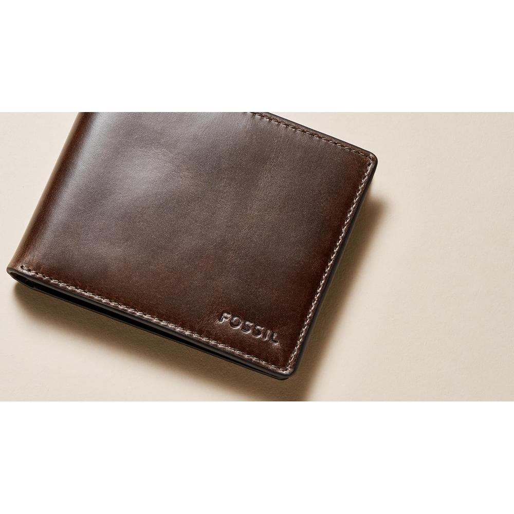 BILLETERA FOSSIL DERRICK BLOQUEO RFID HOMBRE - 4